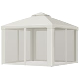 thumbnail of Outsunny Gazebo da Giardino con Zanzariera in Metallo e Poliestere