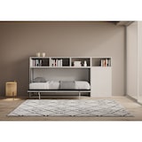 thumbnail of Cama de solteiro Kando White Ash composição A com colchão