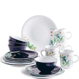 thumbnail of KAHLA 32G161A50663C Update Starter Set 16tlg. Moon Meadow | schwarz-blaues Geschirrset für 4 Personen