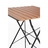 thumbnail of Mesa de patio Bolero cuadrada y plegable con listones de madera sintética 695x695x595mm