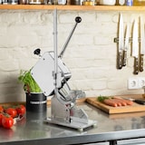 thumbnail of Vertes Wurstclipper aus Edelstahl mit 950 Clips, Druckeinstellung, Rückholfeder & Tischmontage – rostfrei