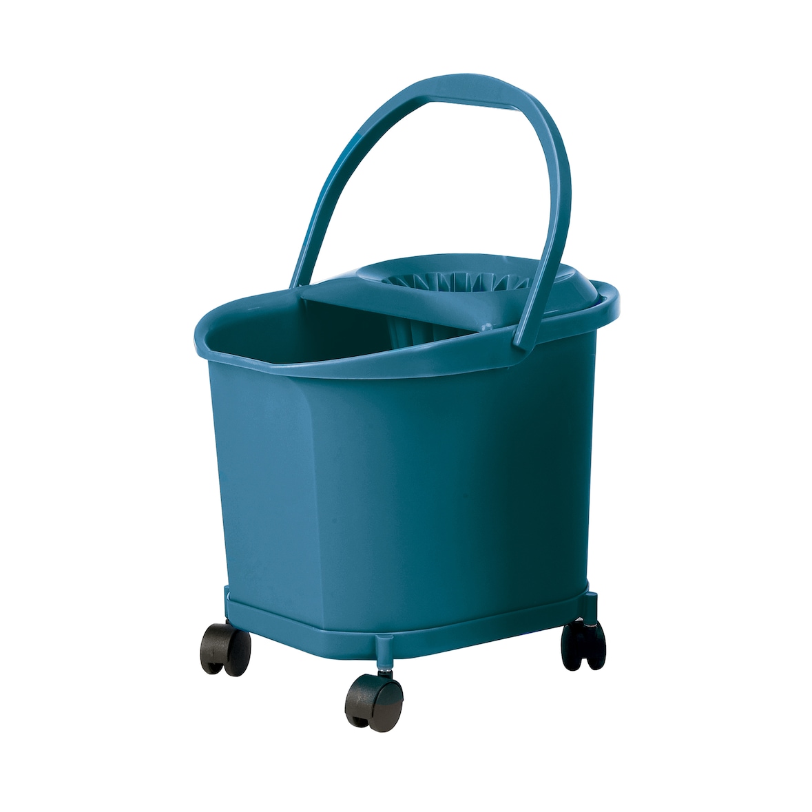 Cubo fregasuelos SELECTA 16 litros con ruedas Azul | DENOX