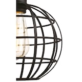 thumbnail of Pendelleuchte Kugel Käfig mattschwarz mit 1 Lampe