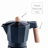 thumbnail of Lacor - 62048 - Cafetière italienne noire Trento, cafetière express, fonte d'aluminium, capacité 9 tasses
