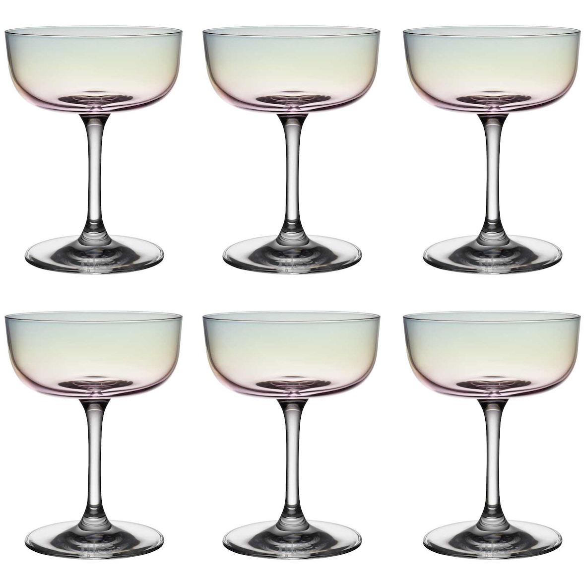 like. by Villeroy & Boch Like Glass Sektschale / Dessertschale 100 ml 6er Set Pearl - DS