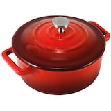 thumbnail of CS KOCHSYSTEME, XANTEN Minitopf 13x10cm rot, Gusseisen emailliert, backofenfest, induktionsgeeignet