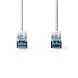 thumbnail of Nedis CAT6a-Netzwerkkabel - S/FTP - RJ45 Stecker - RJ45 Stecker - 3.00 m - Snagless - Rund - LSZH - Weiss - Label
