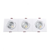 thumbnail of efectoLED Foco Downlight LED 30W Rectangular Triple New Madison Corte 315x95 mm Blanco Cálido 3000K - 3200K