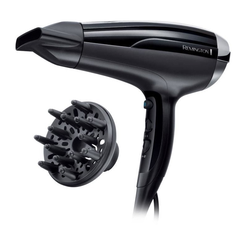 Seche-cheveux Remington D5215 Ionique Céramique Tourmaline, Puissant, 3 Températures, 2 Vitesses 2200w
