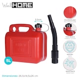 thumbnail of WellHome - Rode polyethyleen vat van 5 liter