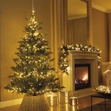 thumbnail of LED Baummantel Lichterkette 1-2 GLOW 5 Stränge 400LED H: 1,5m Timer für Außen