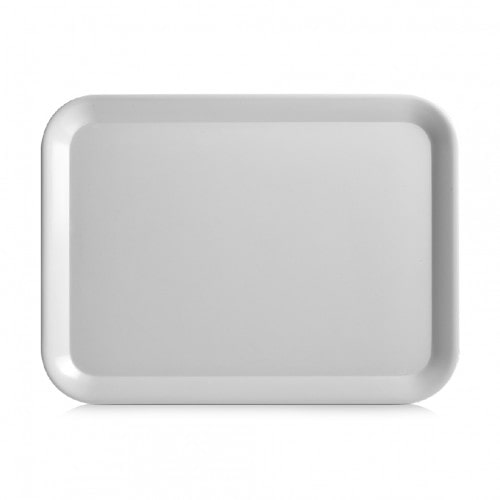 5x Tablett MISTRAL. Farbe: grau. hochglänzend. Grösse: 43.5 x 32.5 cm