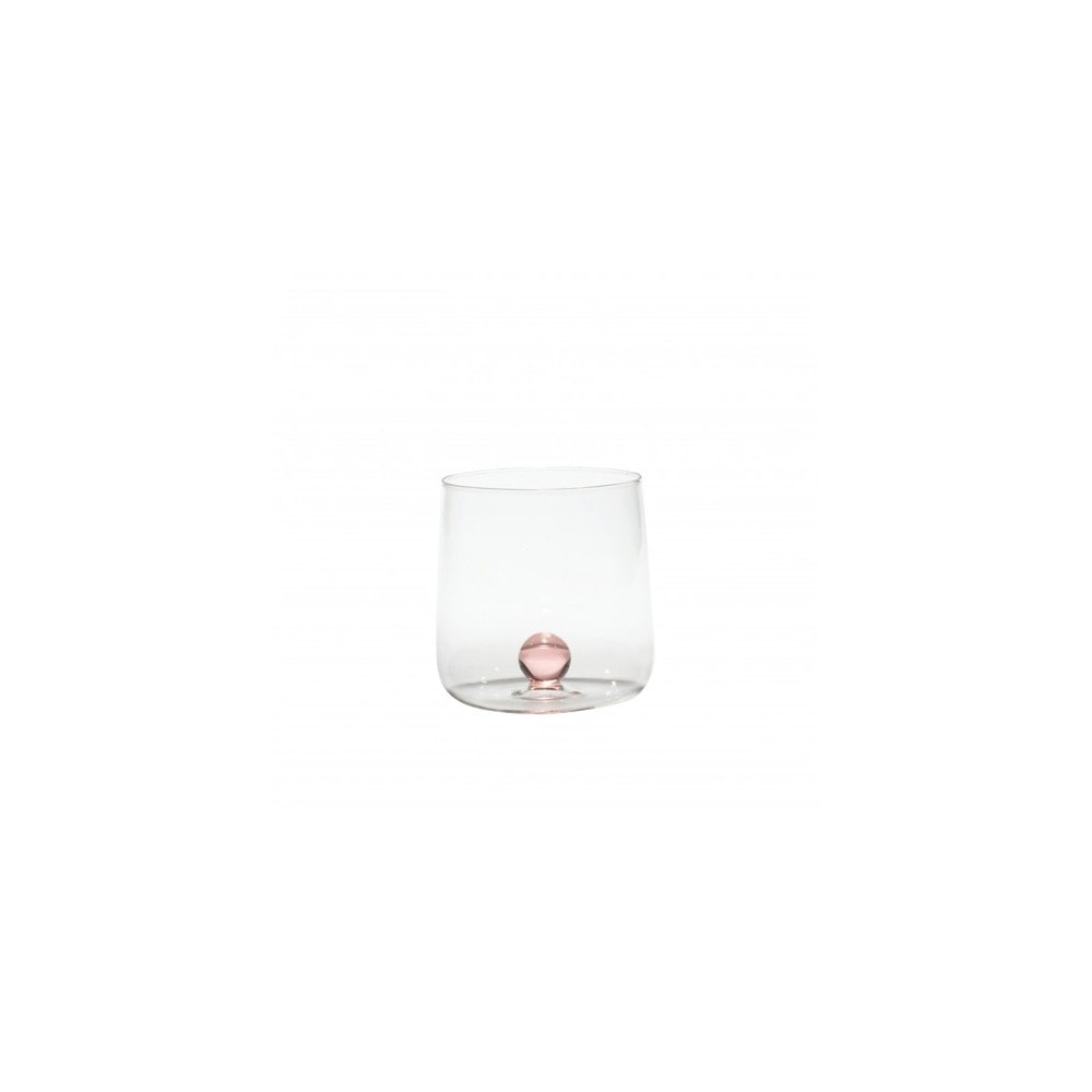Borosilicaatglas Bilia Tumbler Zafferano set van 6 stuks, roze kleur