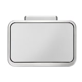 thumbnail of PROREGAL Stilvoller rechteckiger Treteimer mit extra breitem Pedal & gedämpften Stay-Open-Deckel | 45 Liter, HxBxT 65x43,3x33,4cm | Edelstahl