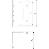 thumbnail of OBO Bettermann Gegenplatte Inneneck BSKM-GI 1025RW 7216641