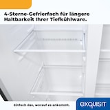thumbnail of Exquisit Side-by-Side-Kühlschrank, Kühl-Gefrierkombination, NoFrost, Schnellgefrieren, 4-Sterne-Gefrieren, LED-Display, SBS46-040E inoxlook-az