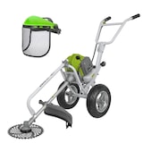 thumbnail of Débroussailleuse Thermique 52cm³ à Roues Lame Ø 255 mm + Casque de sécurité Grillagé VITO