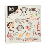 thumbnail of 200 Servietten, 3-lagig 1/4-Falz 33 cm x 33 cm "Time for BBQ"