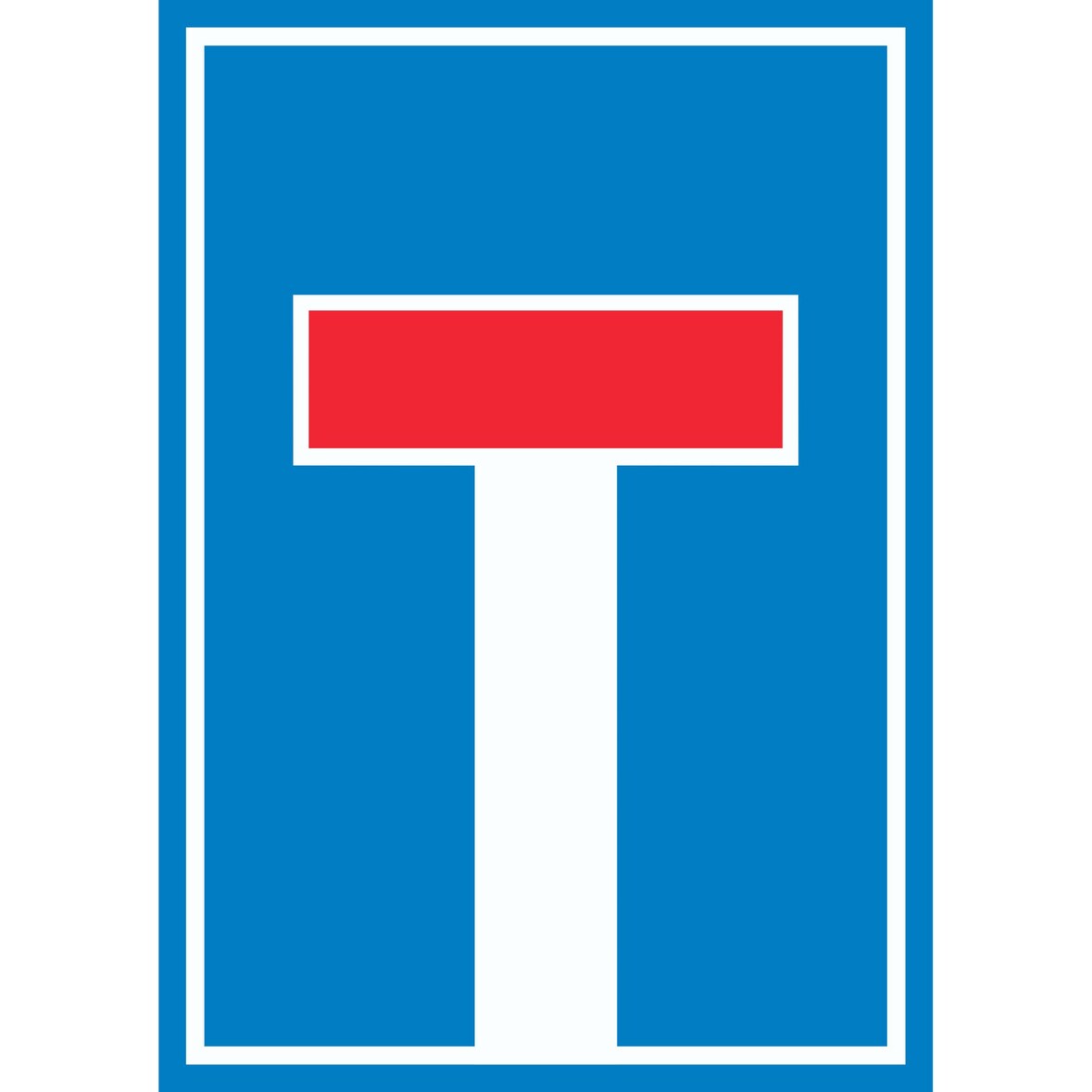 Sackgasse Schild  A3 (297x420mm)