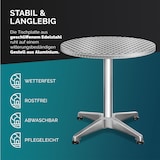 thumbnail of Casaria Stehtisch 2er Set Höhenverstellbar 70cm  / 115 cm Hoch Rund Ø60cm Bistrotisch Biertisch Bartisch