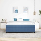 thumbnail of vidaXL Bedframe 180x200 cm ribfluweel blauw