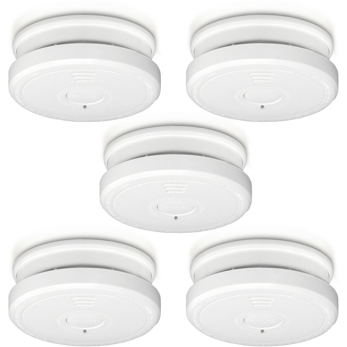 ALECTO SA20 5x, Rauchmelder, 5er-Pack, weiß