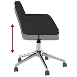 thumbnail of vidaXL Bürostuhl Drehbar Schwarz Stoff