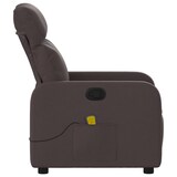thumbnail of vidaXL Massagesessel Dunkelbraun Stoff