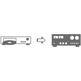 thumbnail of SpeaKa Professional SP-7870640 DIN-Anschluss / Cinch Audio Anschlusskabel [1x Diodenstecker 5pol (DI