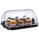 thumbnail of APS Couvercle Rolltop pour vitrine de buffet, plastique, 32 x 44 x 20.5 cm
