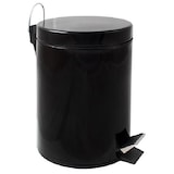 thumbnail of Balde Negro de 3 Litros con pedal y balde plástico interno