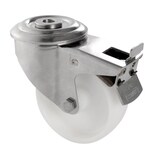 thumbnail of GILAC Bac grand volume - 4 roues pivotantes (2 freins) - 170 L - Blanc G147121
