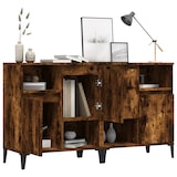thumbnail of vidaXL Sideboards 2 Stk. Räuchereiche 60x35x70 cm Holzwerkstoff
