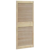 thumbnail of vidaXL Kastdeur Naturel 140.5x2x59.5 cm Massief grenenhout