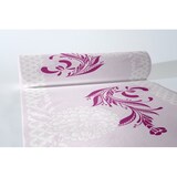 thumbnail of MANK Tischläufer Airlaid Clarissa in Violett, 40 cm x 24 m, 1 Stück - Tischtuch Tischband Dahlien Blüten