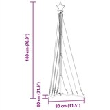 thumbnail of vidaXL Kerstboomverlichting 339 warmwitte LED's 180 cm