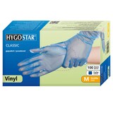 thumbnail of 10x100 Stück Vinylhandschuhe Blau Größe XL Classic gepudert 24 cm Einweghandschuhe Arbeitshandschuhe Einmalhandschuhe Vinyl Handschuhe