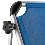 thumbnail of tectake Bain de soleil Aurelie en aluminium, 6 positions - bleu -405104