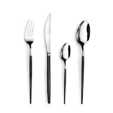 thumbnail of Amefa Soprano Zwart Set 12 Stalen en Pvd Lepels 18/0-4mm