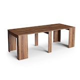 thumbnail of Cybert tavolo consolle allungabile legno 50-300x78 cm 12 posti - noce