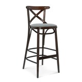 thumbnail of FAMEG Designer Premium Barhocker | BST-8810/2 | Mit Rückenlehne | Buchenholz