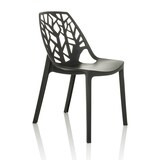 thumbnail of Sedia per visitatori / Sedia a conchiglia ARTIFO TRI Plastica nero hjh OFFICE