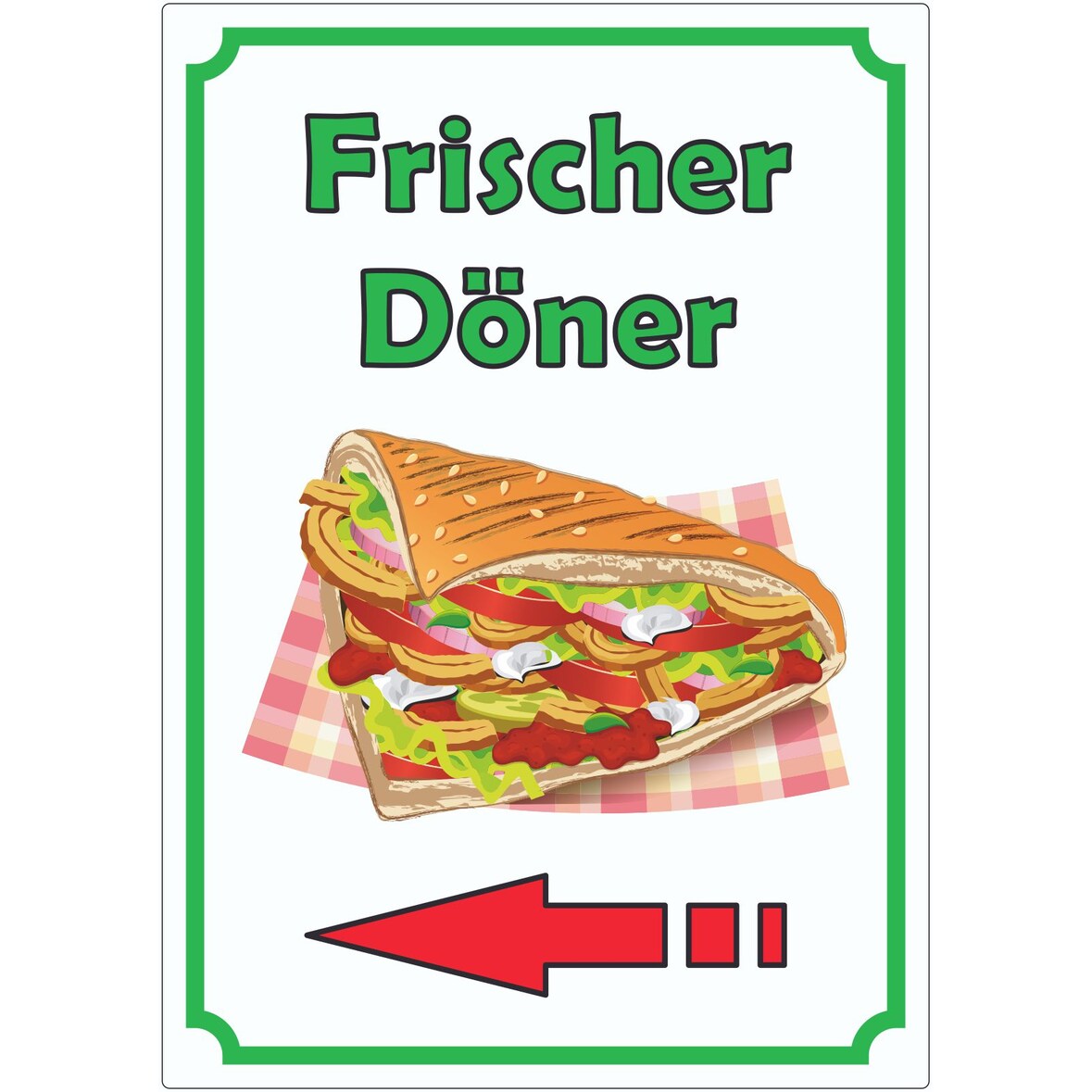Achtung Laichzeit Aufkleber A6 (105x148mm)