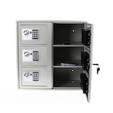 thumbnail of Caja fuerte con cerradura digital con 6 compartimentos