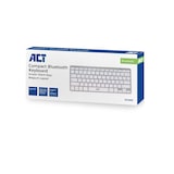 thumbnail of ACT AC5605 Multimedia Toetsenbord Bluetooth | Azerty/BE layout | iOS - MAC OS - Android - Windows | Portable | Wit
