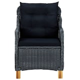 thumbnail of Helloshop26 - Conjunto de comedor de jardín exterior de 5 piezas muebles gris oscuro 02_0013806
