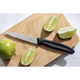 thumbnail of Couteau inox d'office pointu (L)100 mm, manche noir