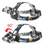 thumbnail of Stirnlampe Kopflampe Wiederaufladbar Hell Scheinwerfer USB