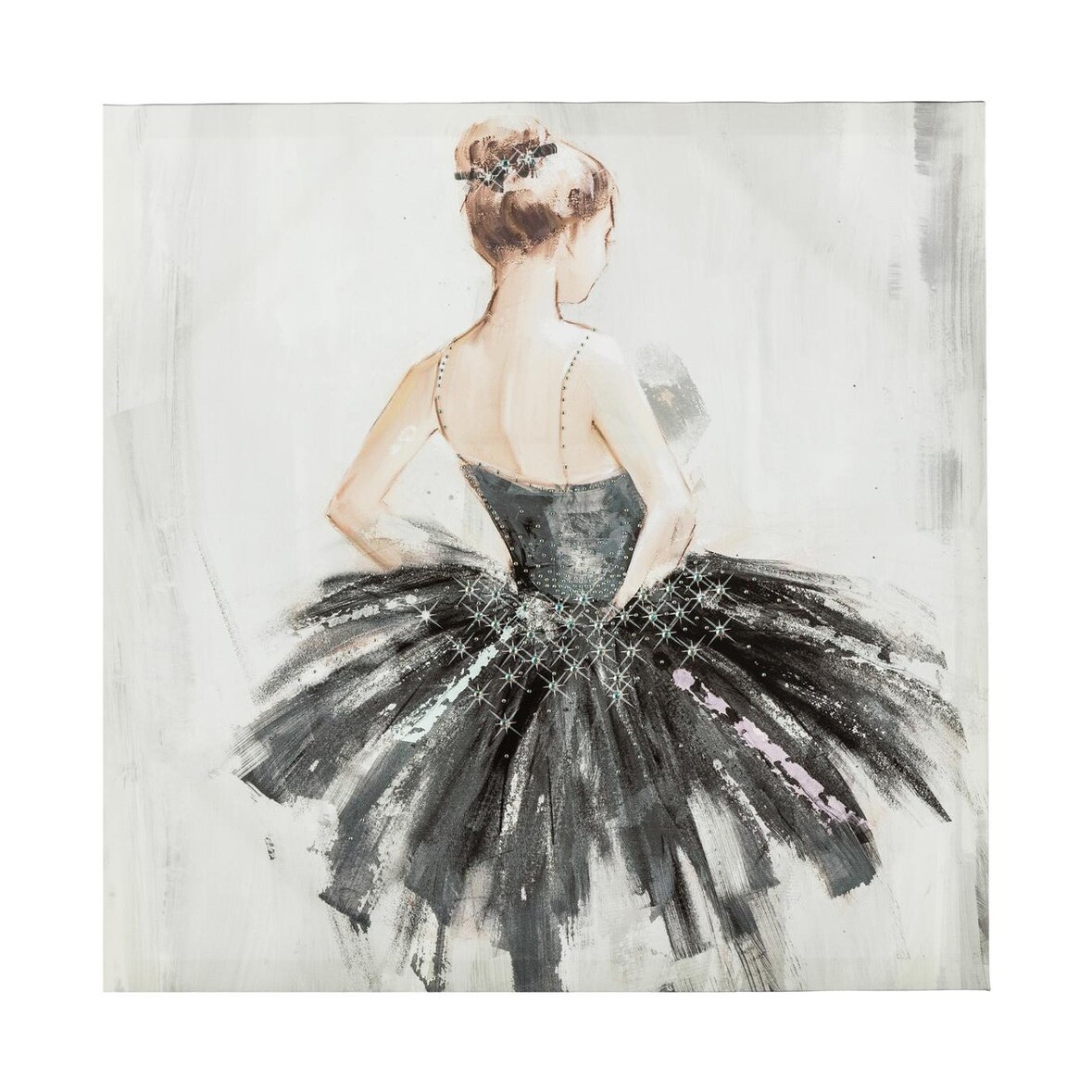 Tableau Toile murale imprimée Danseuse 48 x 48 cm