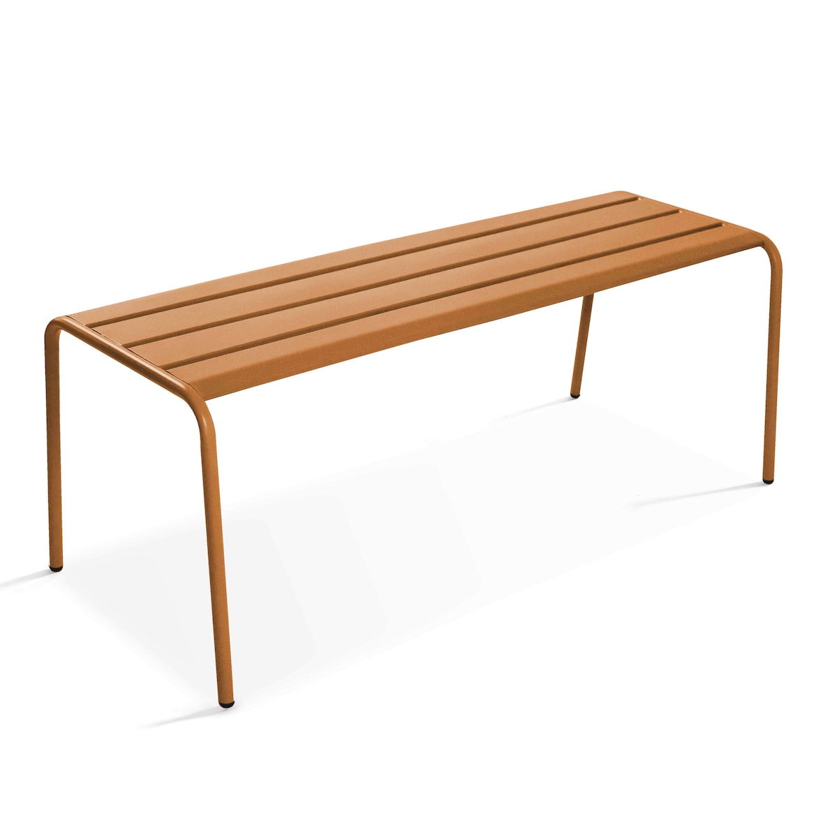 Banc de jardin en acier Caramel Oviala